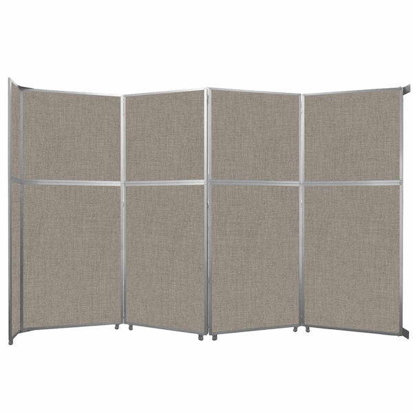 Operable Wall Folding Room Divider 15'7" x 10'3/4" Warm Pebble Fabric